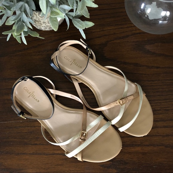 Cole Haan Shoes - Cole Haan Ankle Wrap Flat Sandal